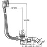 Слив-перелив VIEGA Simplex Trio Visign MT5 с наполнением 728014